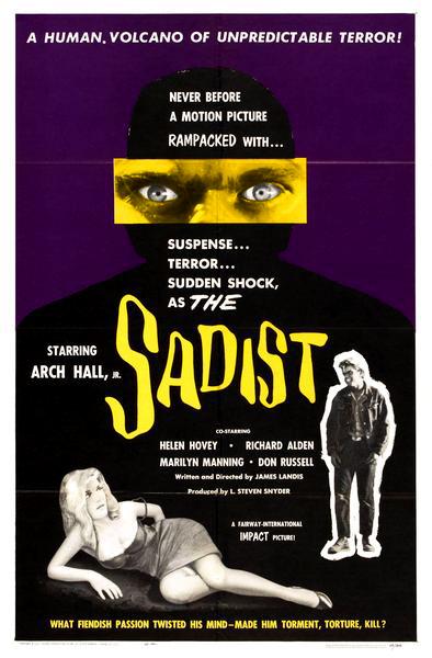 The Sadist (1963) James Landis, Arch Hall Jr., Helen Hovey, Richard Alden