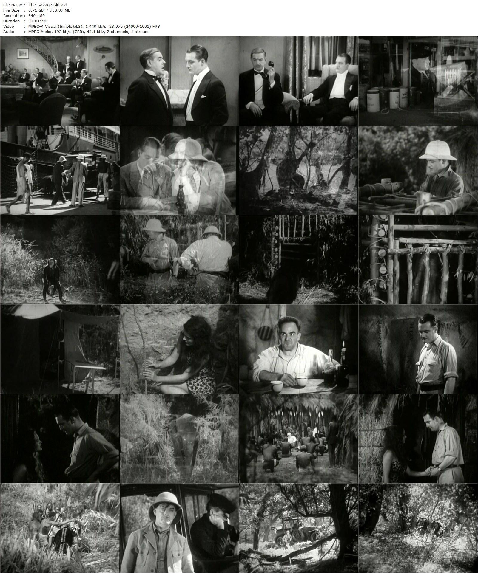 The Savage Girl (1932) Harry L. Fraser, Rochelle Hudson, Walter Byron, Harry Myers-poster