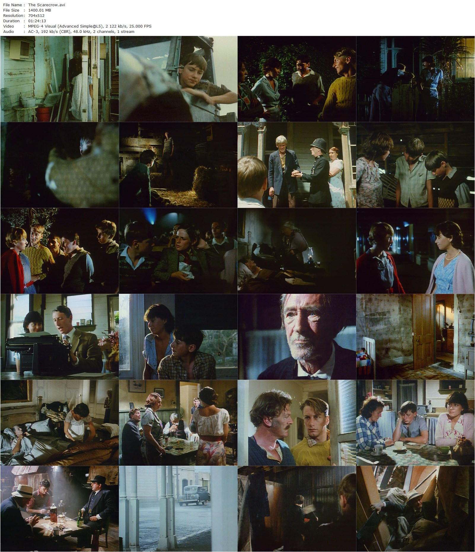 The Scarecrow (1982) Sam Pillsbury, Jono Smith, Tracy Mann, Daniel McLaren-poster