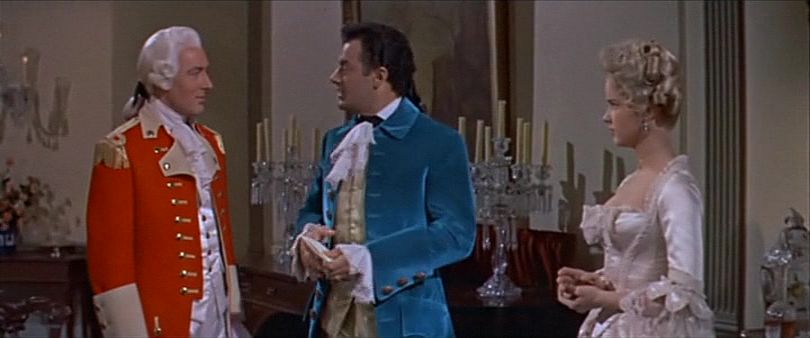 The Scarlet Coat (1955) John Sturges, Cornel Wilde, Michael Wilding, George Sanders-poster