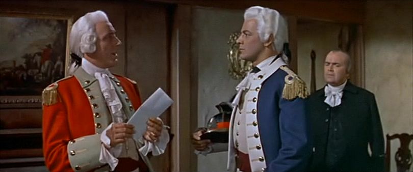 The Scarlet Coat (1955) John Sturges, Cornel Wilde, Michael Wilding, George Sanders-poster