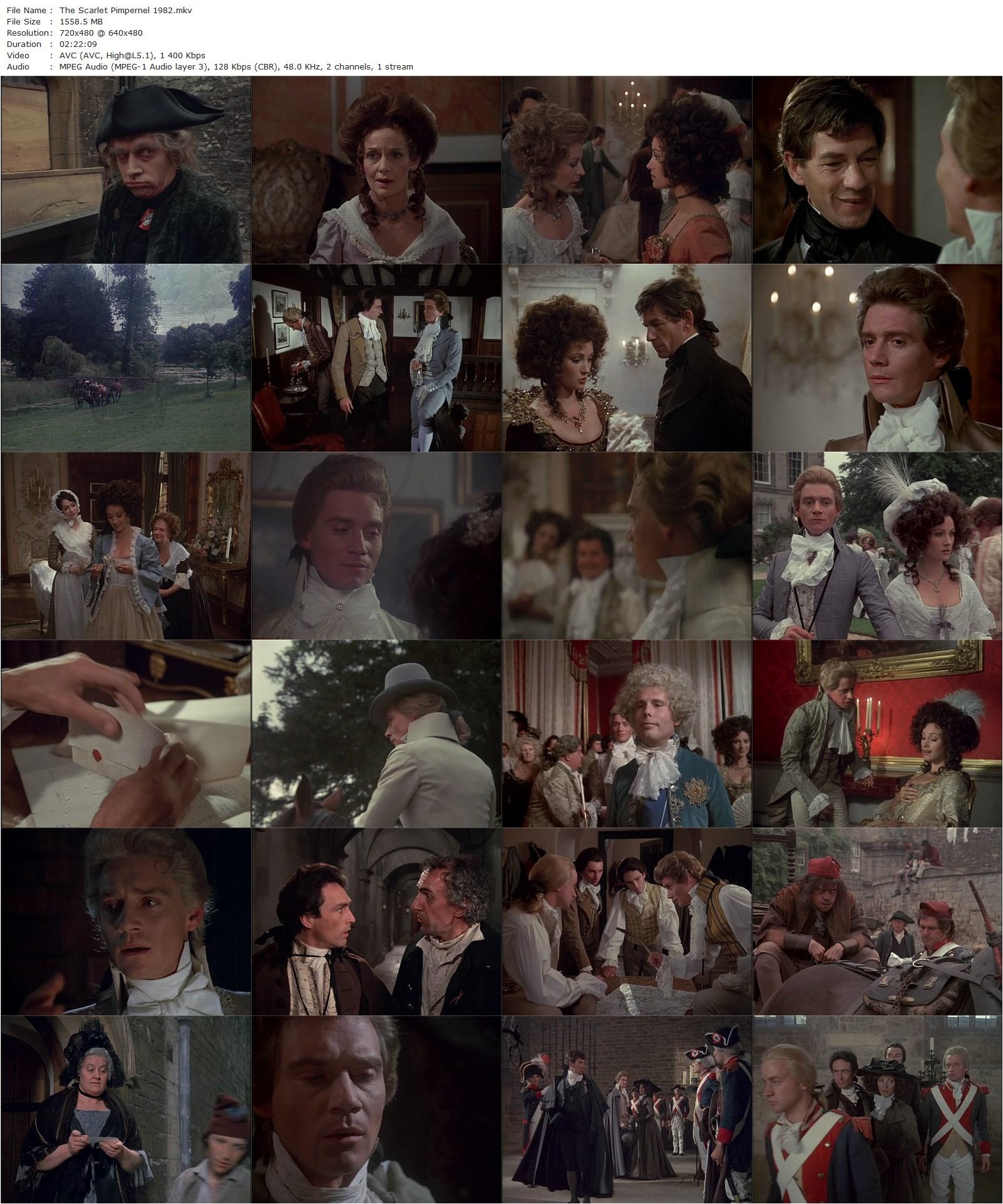 The Scarlet Pimpernel (1982) Clive Donner, Anthony Andrews, Jane Seymour, Ian McKellen-poster