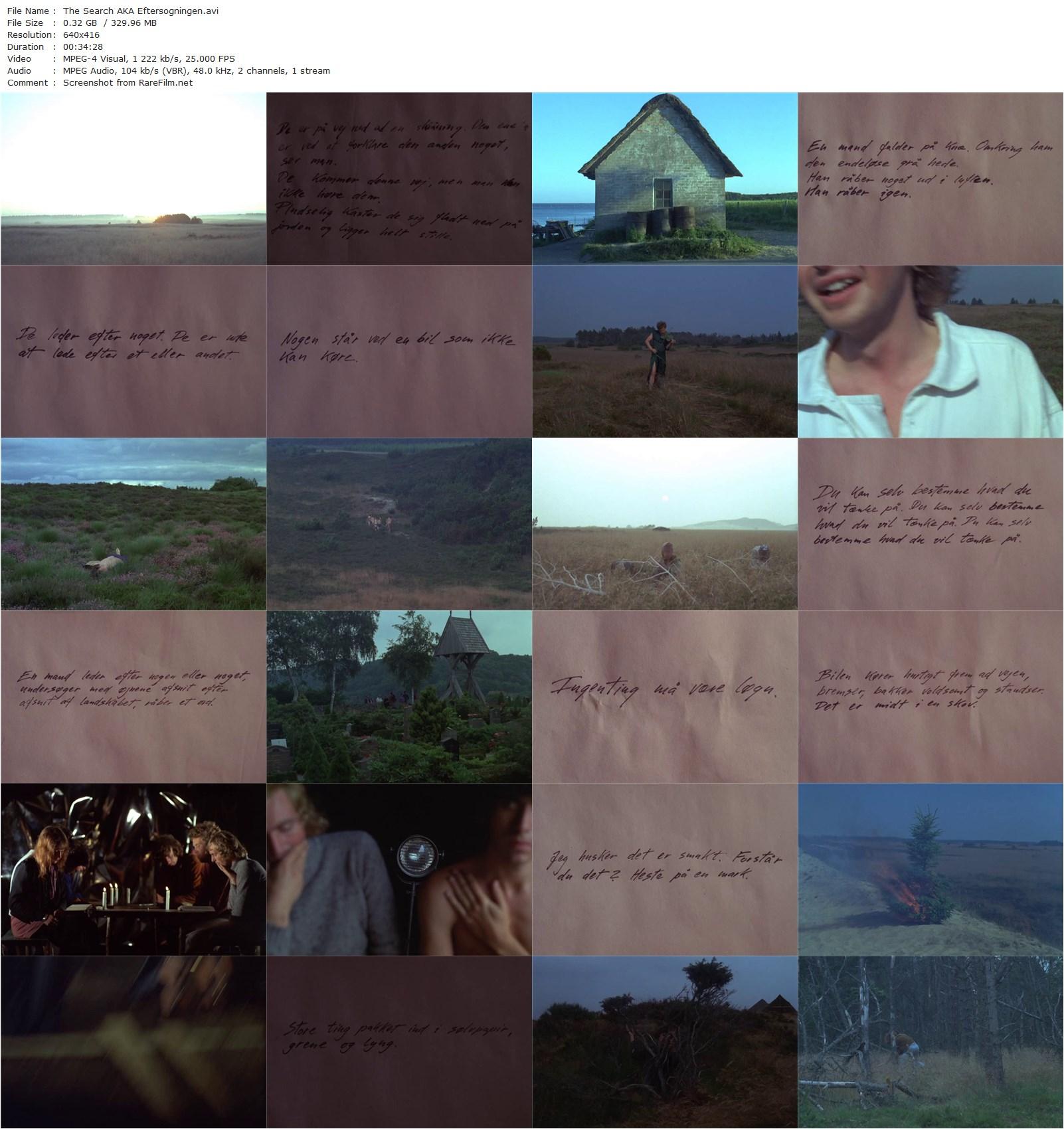 The Search / Eftersøgningen (1970) Ann Bierlich, Henning Christiansen, Ursula Reuter Christiansen-poster