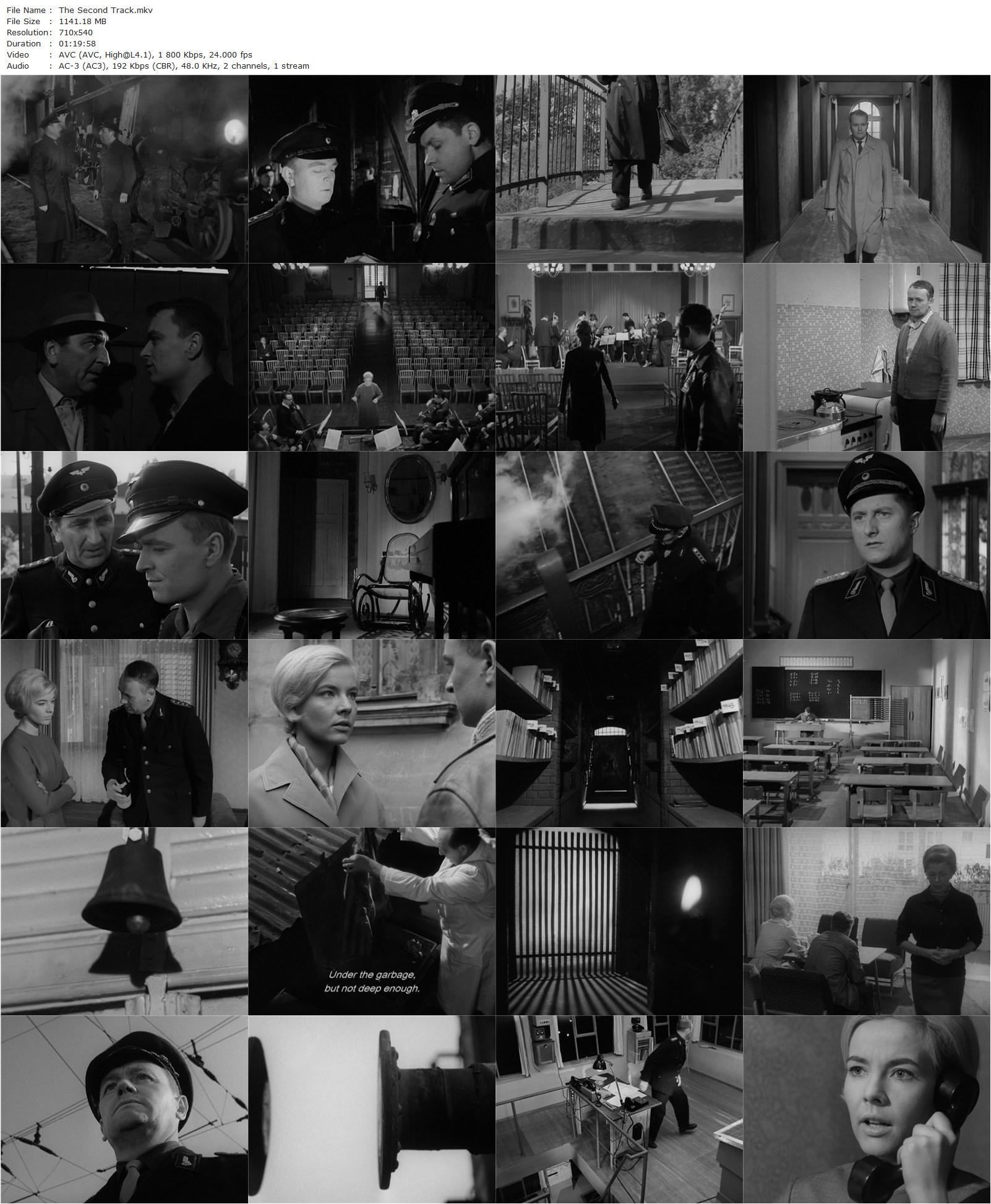 The Second Track (1962) Joachim Kunert, Albert Hetterle, Annekathrin Bürger, Horst Jonischkan-poster