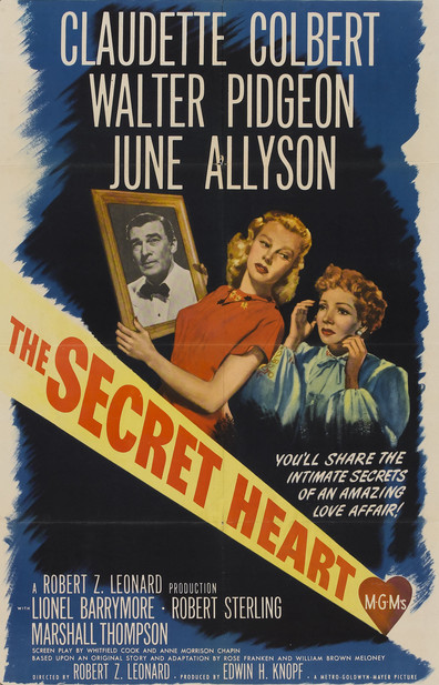 The Secret Heart (1946) Robert Z. Leonard, Claudette Colbert, Walter Pidgeon, June Allyson, Drama, Romance