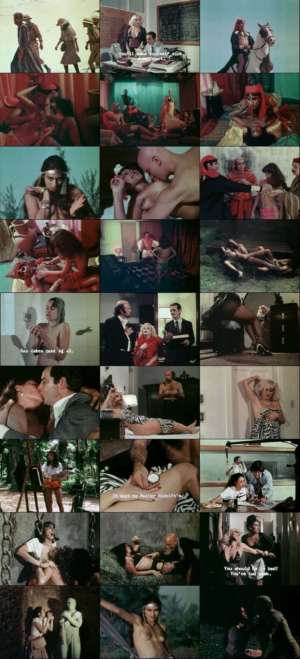 The Secret of the Mummy (1983) Ivan Cardoso, Joel Barcellos, Rubem Barra, Carla Bayton-poster