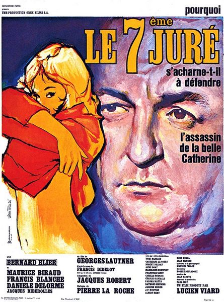 The Seventh Juror (1962) Georges Lautner, Bernard Blier, Maurice Biraud, Francis Blanche