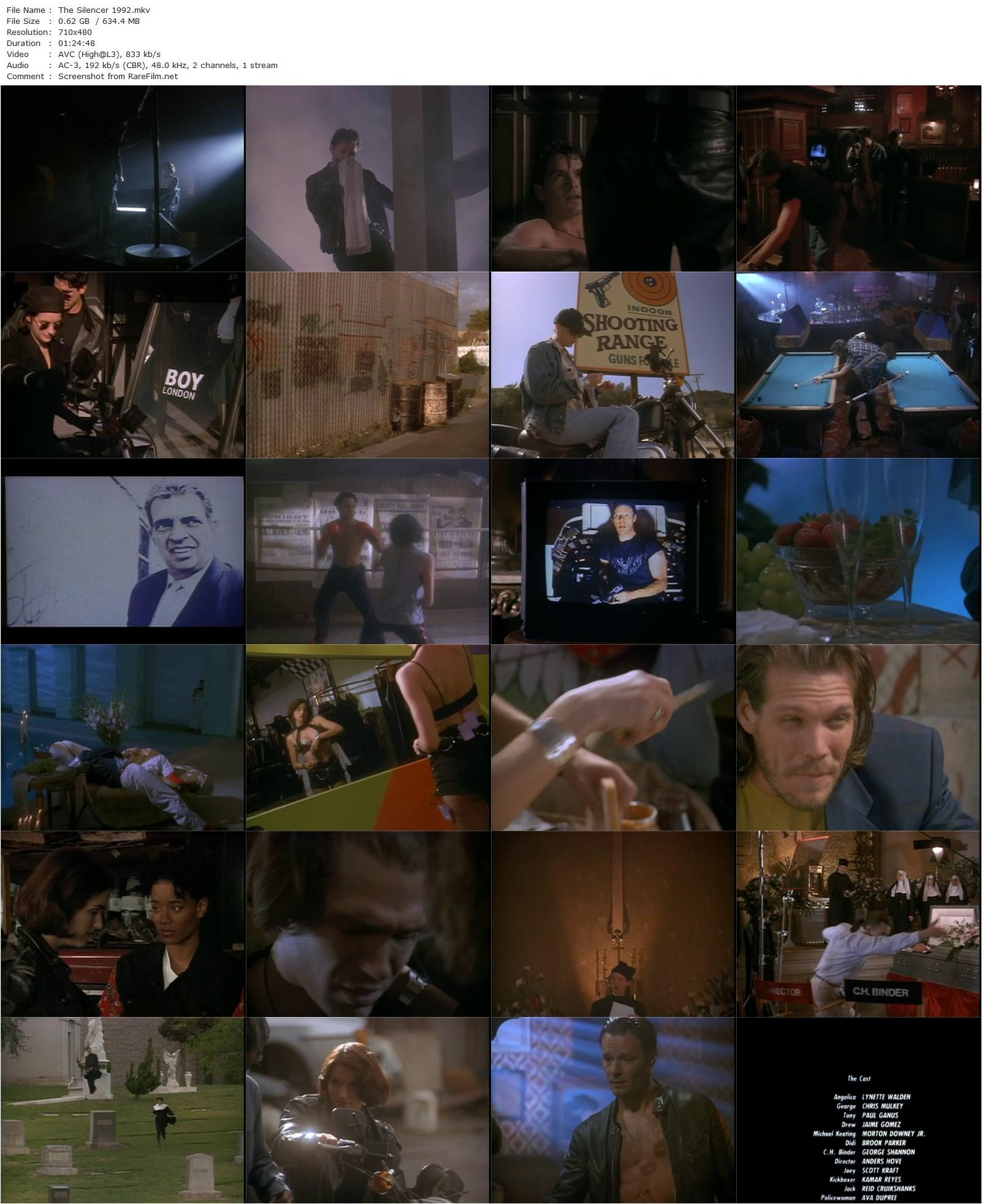 The Silencer (1992) Amy Goldstein, Lynette Walden, Chris Mulkey, Paul Ganus-poster