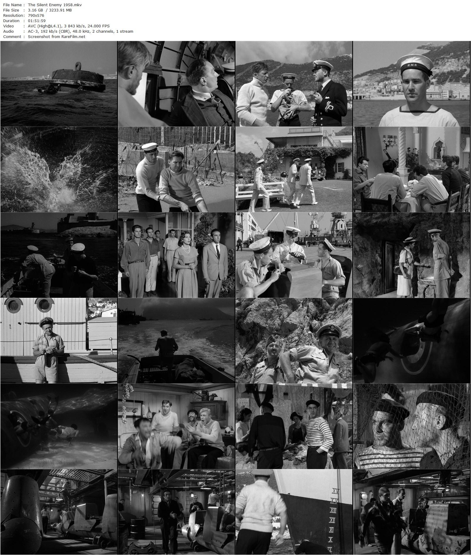 The Silent Enemy (1958) William Fairchild-poster