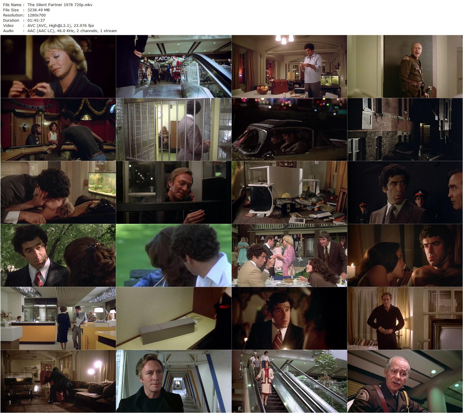 The Silent Partner (1978) Daryl Duke, Elliott Gould, Christopher Plummer, Susannah York-poster