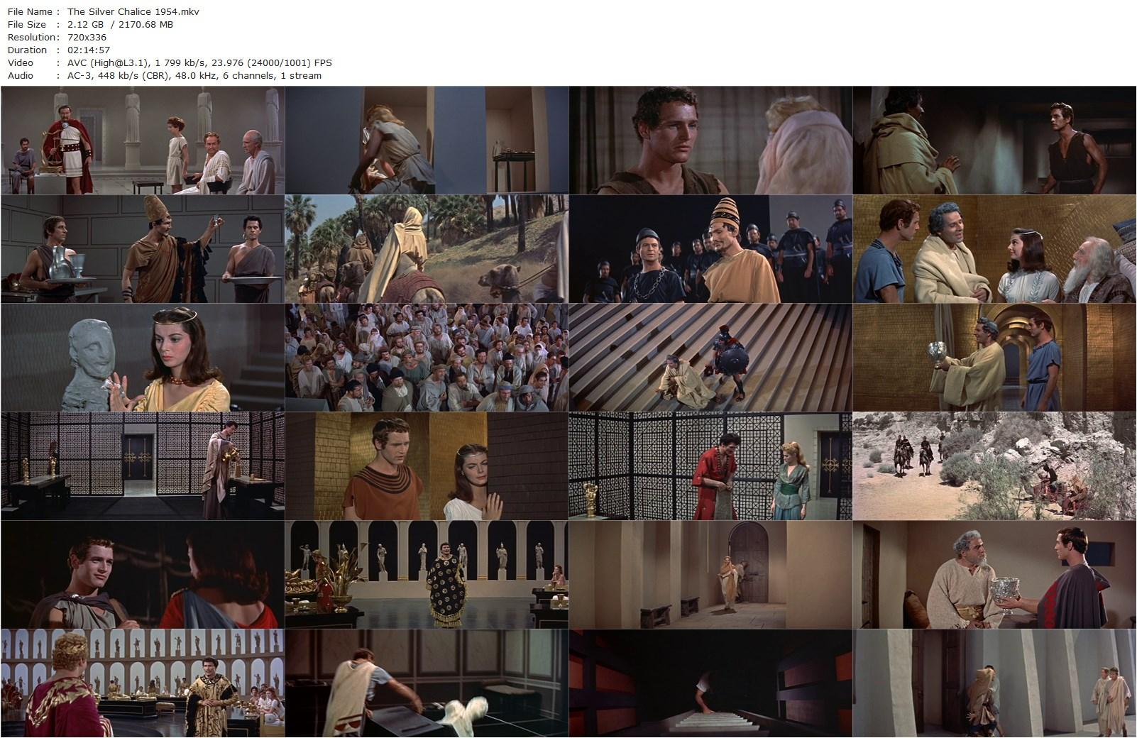 The Silver Chalice (1954) Victor Saville, Virginia Mayo, Pier Angeli, Jack Palance-poster