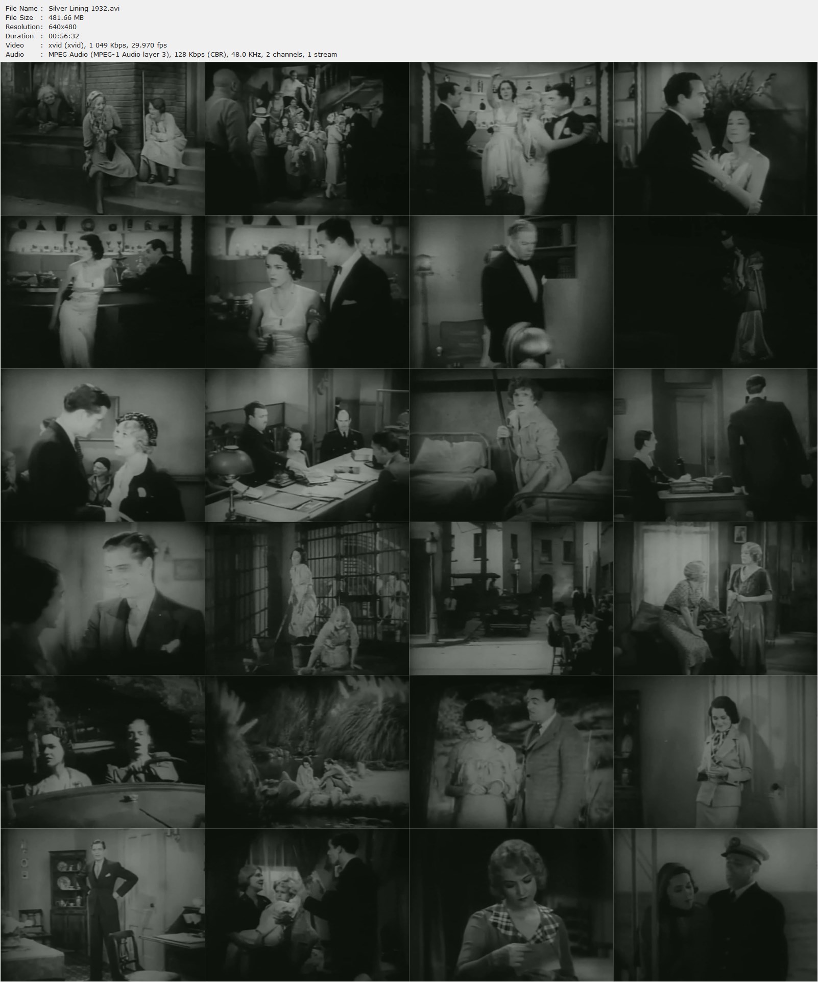 The Silver Lining (1932) Alan Crosland-poster