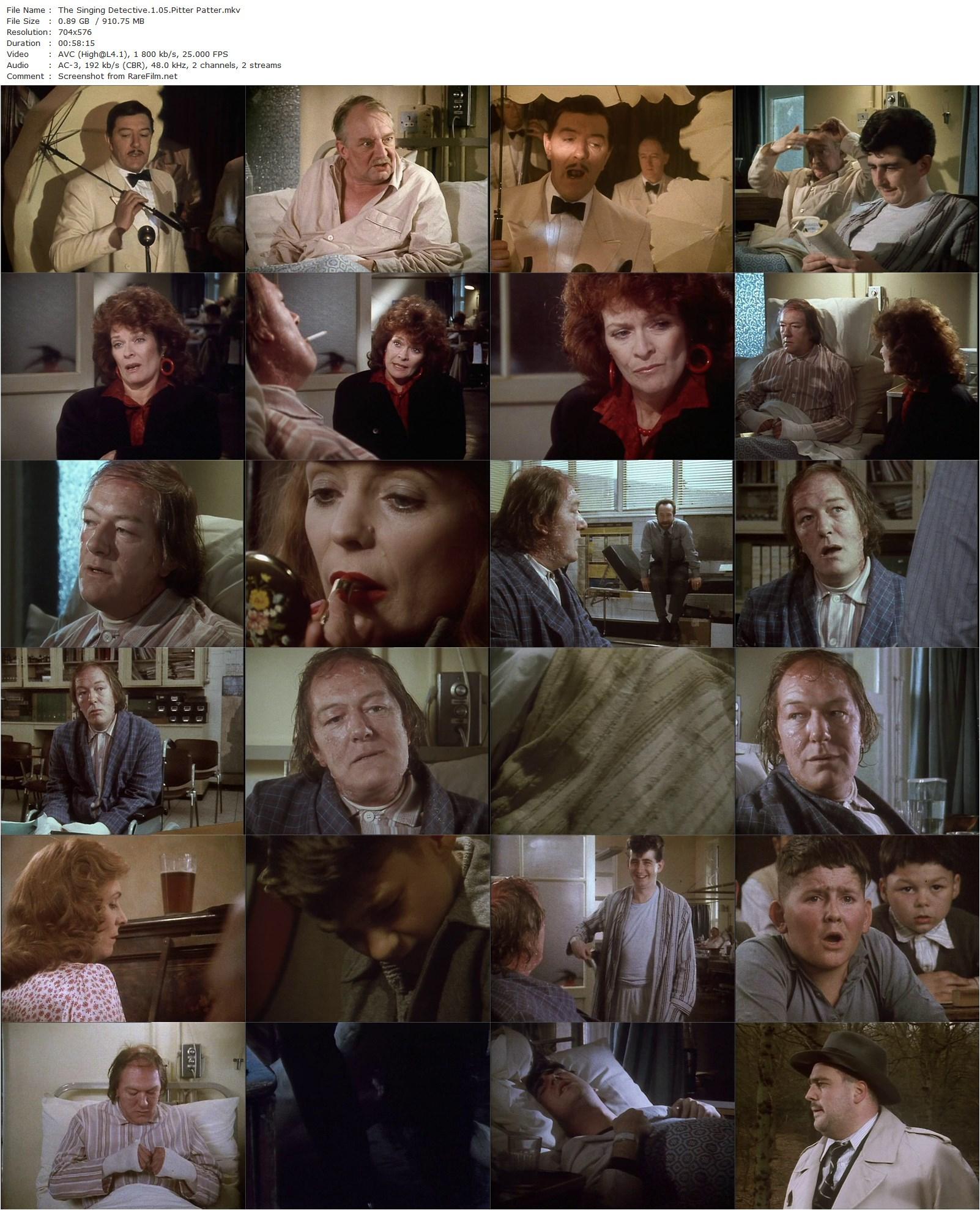 The Singing Detective (1986) Jon Amiel, Michael Gambon, Patrick Malahide, Joanne Whalley-poster