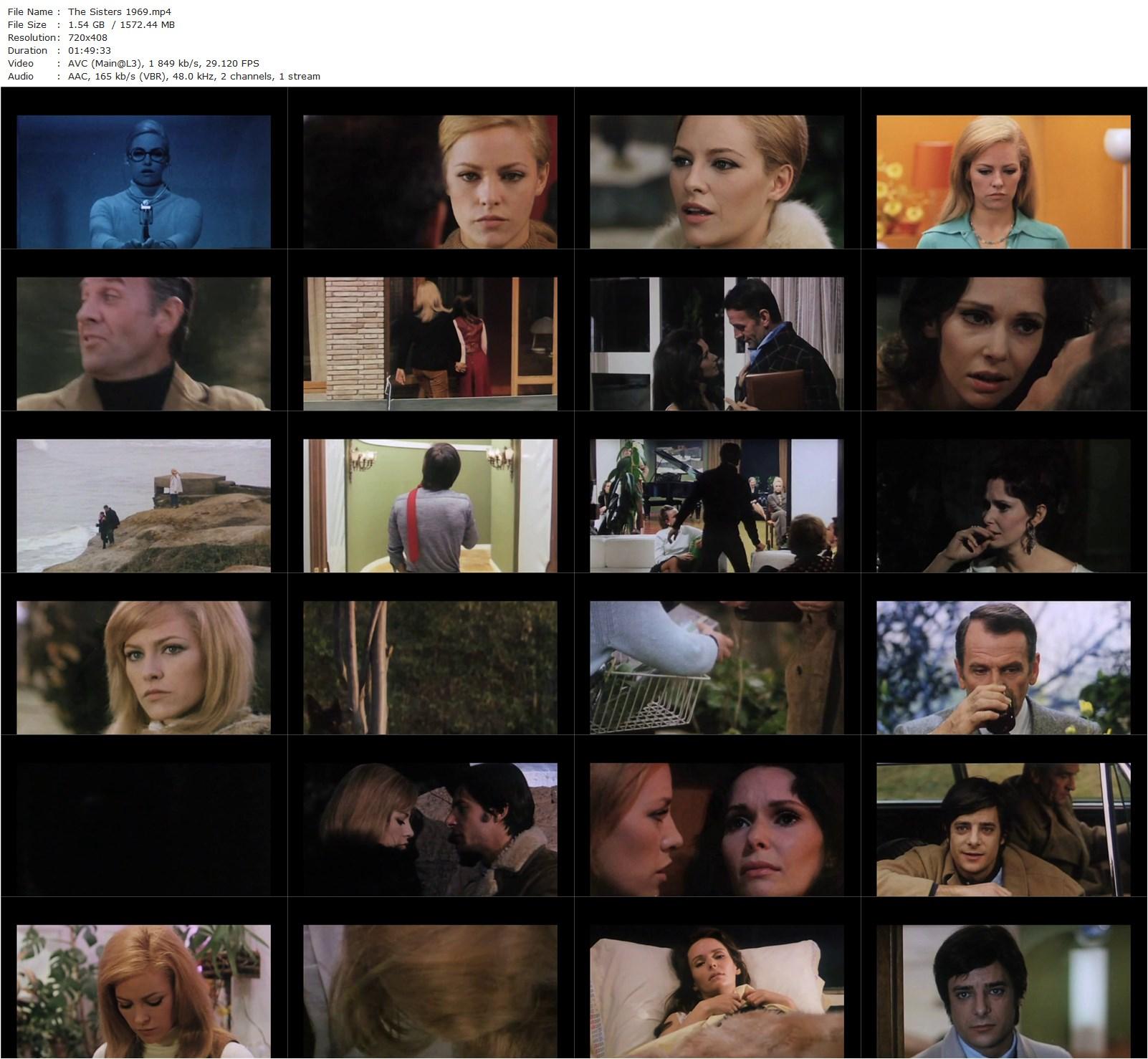 The Sisters AKA Le sorelle (1969) Roberto Malenotti, Nathalie Delon, Susan Strasberg, Massimo Girotti-poster