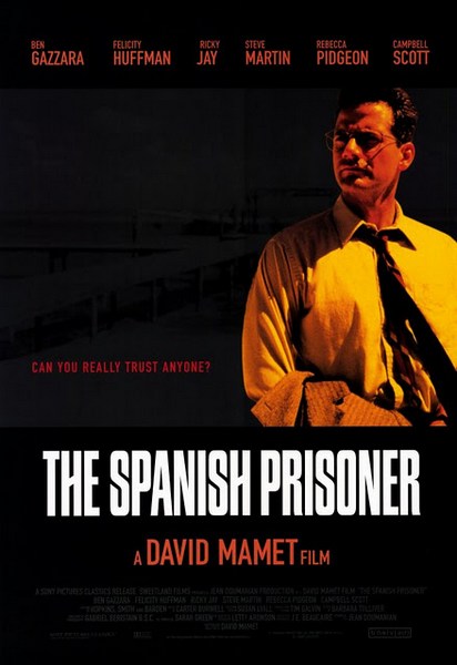 The Spanish Prisoner (1997) David Mamet, Steve Martin, Ben Gazzara, Campbell Scott, Drama, Mystery, Thriller