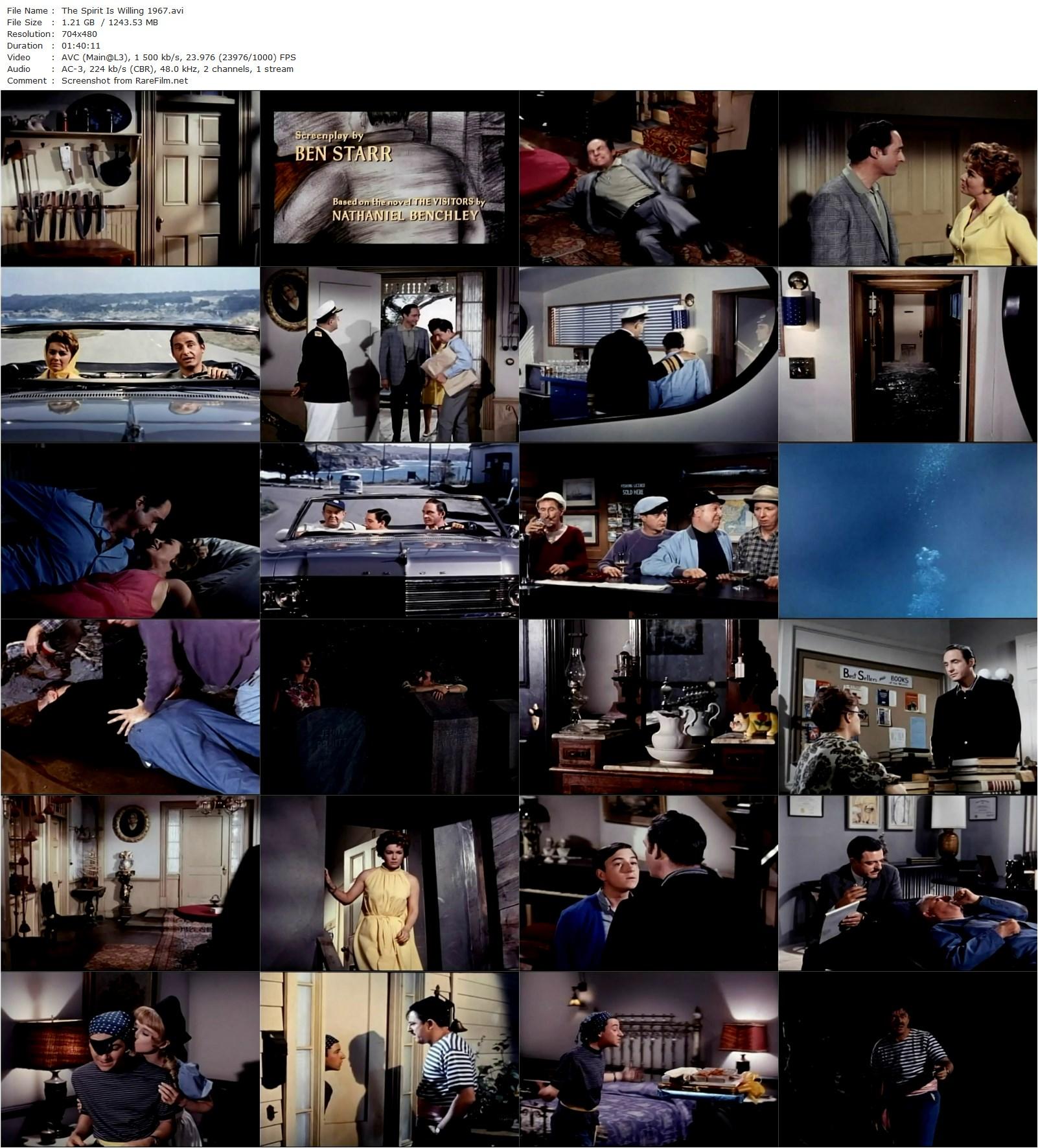 The Spirit Is Willing (1967) William Castle, Sid Caesar-poster