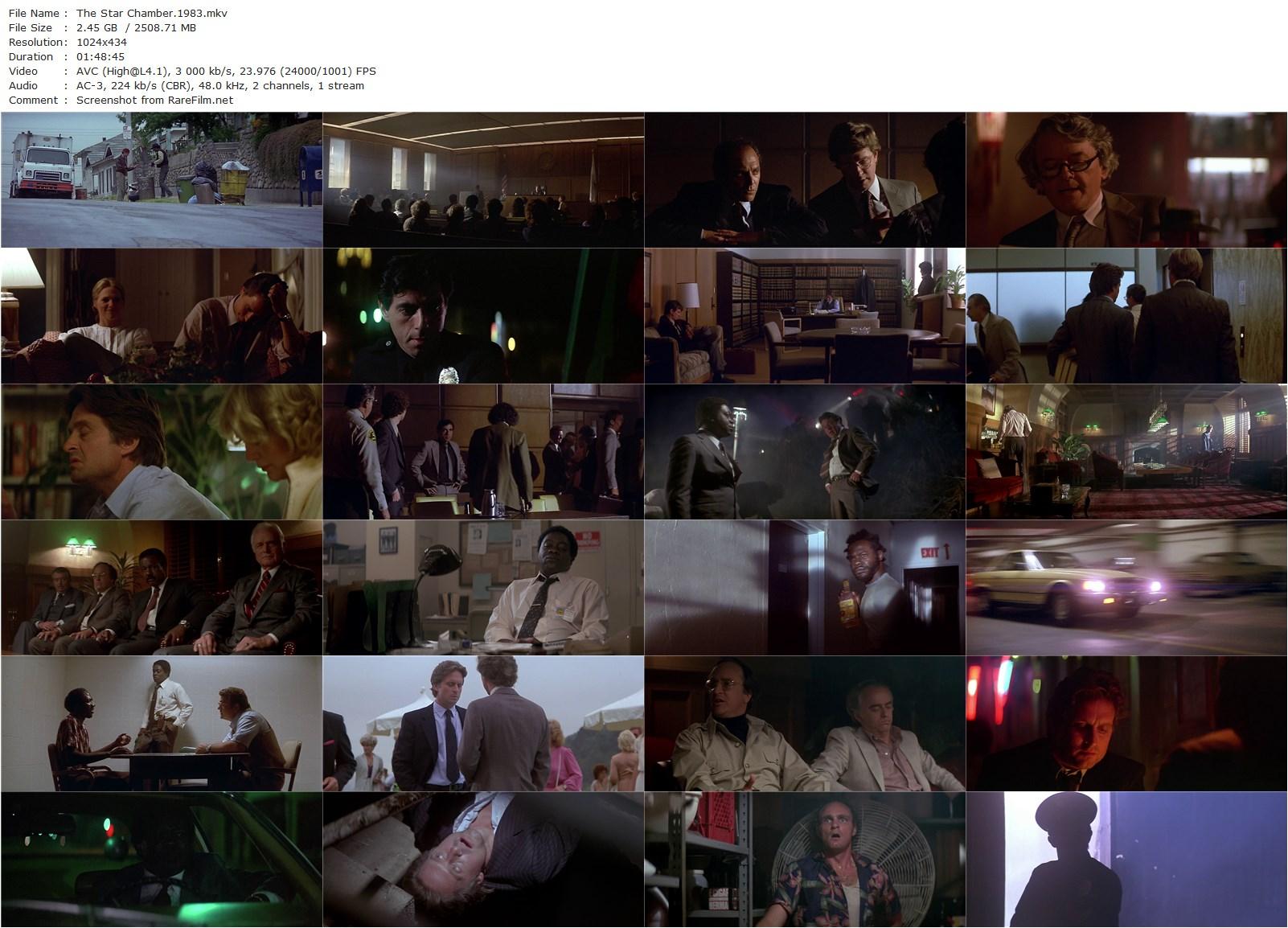 The Star Chamber (1983) Peter Hyams, Michael Douglas, Hal Holbrook, Yaphet Kotto-poster