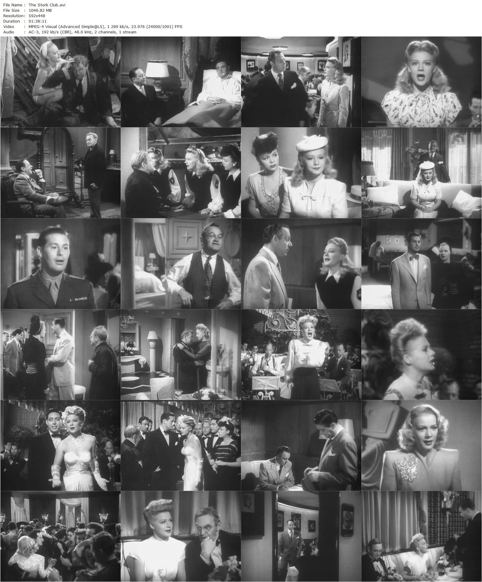 The Stork Club (1945) Hal Walker, Betty Hutton, Barry Fitzgerald, Don DeFore-poster