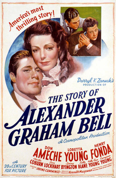 The Story of Alexander Graham Bell (1939) Irving Cummings, Don Ameche, Loretta Young, Henry Fonda, Biography, Drama, History
