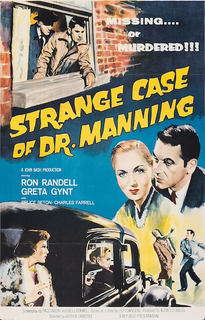 Arthur Crabtree – Morning Call AKA The Strange Case of Dr. Manning (1957)