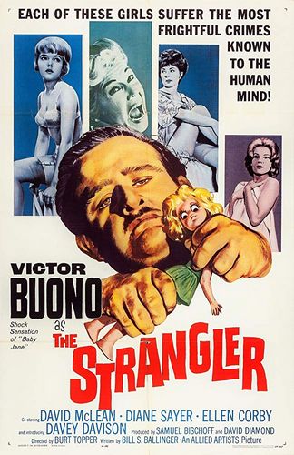 The Strangler (1964) Burt Topper, Victor Buono, David McLean, Diane Sayer
