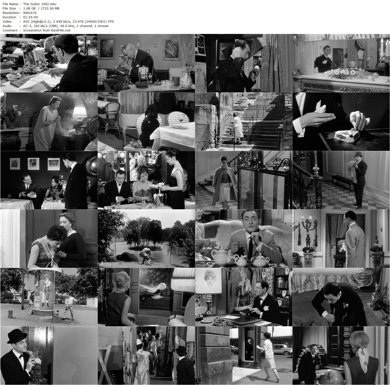 Le soupirant / The Suitor (1962) France Arnel, Pierre Étaix, Laurence Lignières-poster