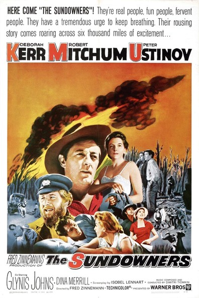 The Sundowners (1960) Fred Zinnemann, Deborah Kerr, Robert Mitchum, Peter Ustinov