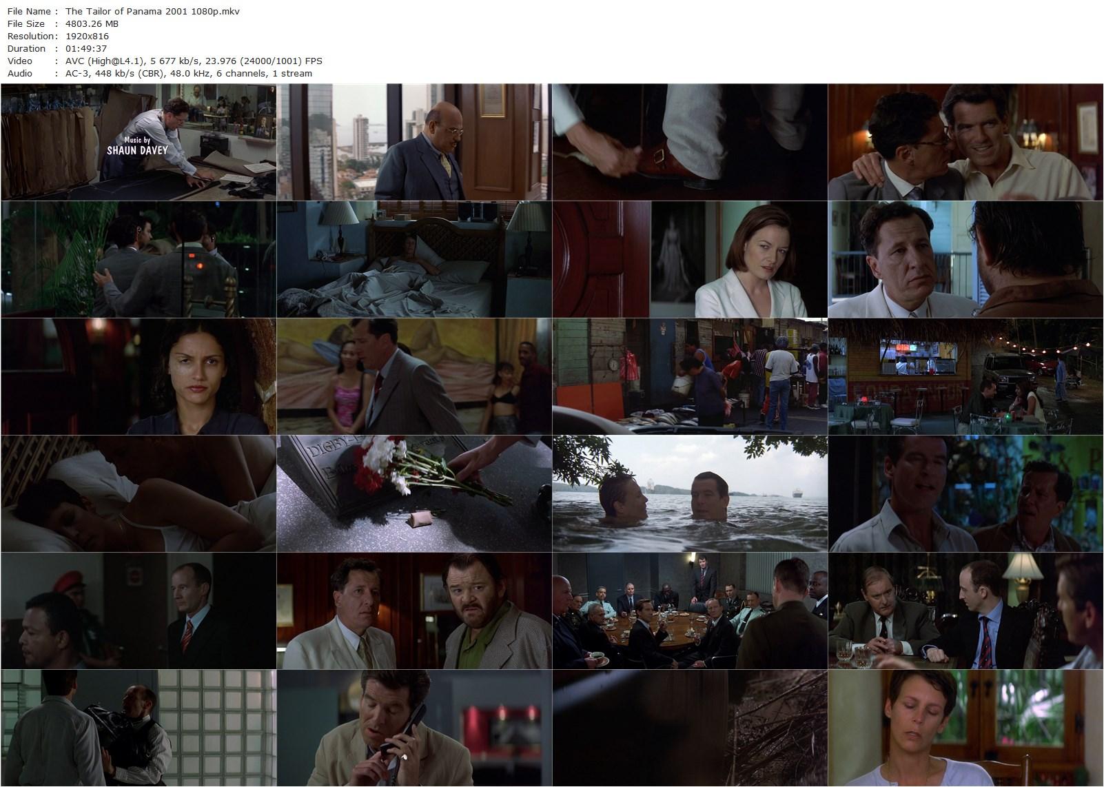 The Tailor of Panama (2001) John Boorman, Pierce Brosnan, Geoffrey Rush, Jamie Lee Curtis-poster