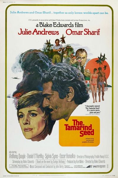 The Tamarind Seed (1974) Blake Edwards, Julie Andrews, Omar Sharif, Anthony Quayle, Romance, Drama, Crime
