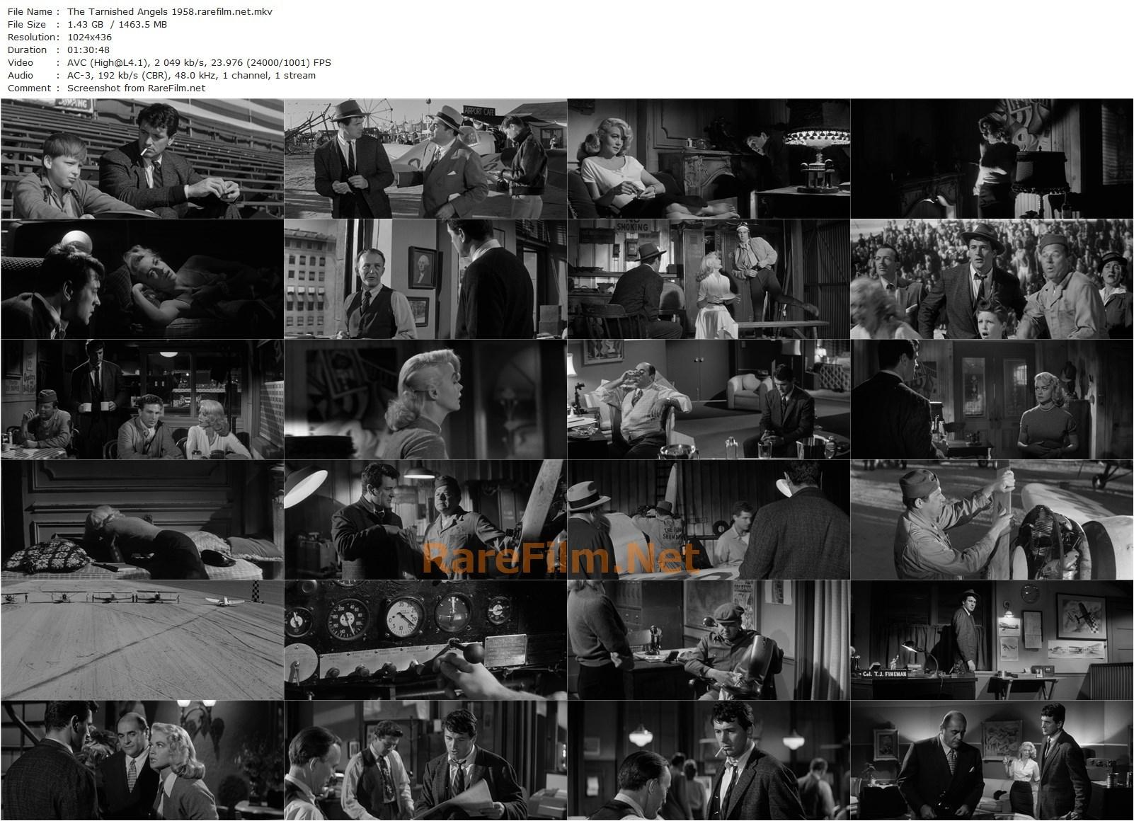 The Tarnished Angels (1958) Douglas Sirk, Rock Hudson, Robert Stack, Dorothy Malone-poster