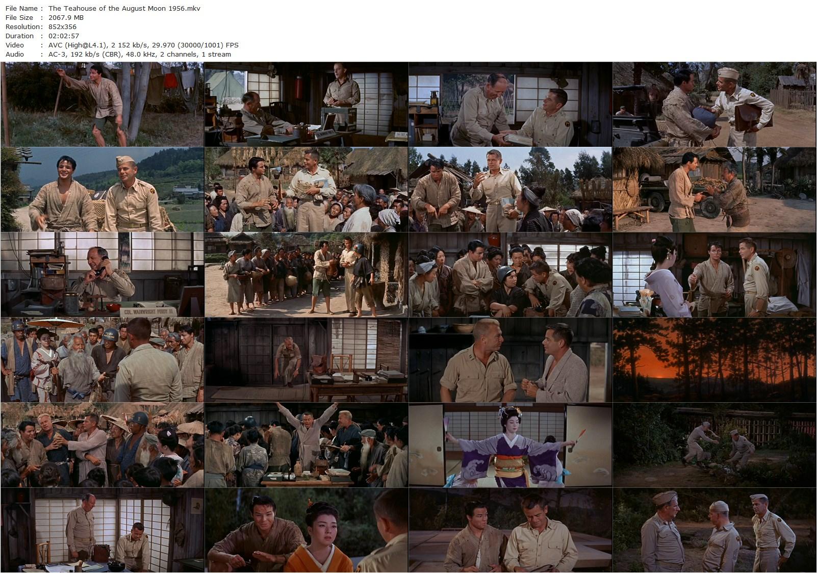 The Teahouse of the August Moon (1956) Daniel Mann, Marlon Brando, Glenn Ford, Machiko Kyô-poster