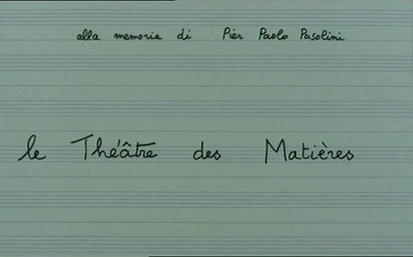 The Theatre of the Matters AKA Le théâtre des matières (1977) Jean-Claude Biette, Sonia Saviange, Howard Vernon, Philippe Chemin