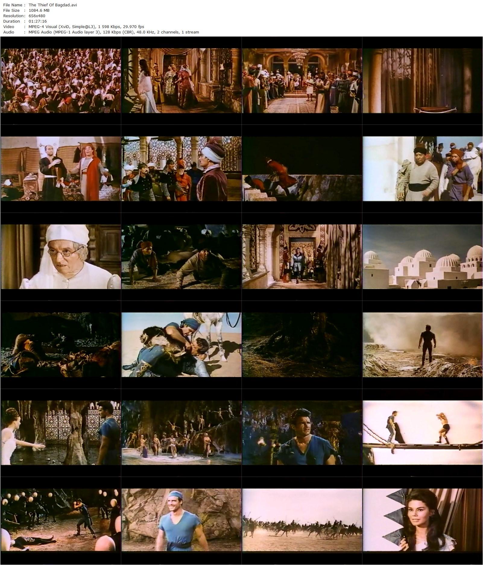 The Thief of Baghdad (1961) Bruno Vailati, Arthur Lubin, Steve Reeves, Giorgia Moll, Arturo Dominici-poster