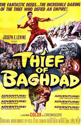 The Thief of Baghdad (1961) Bruno Vailati, Arthur Lubin, Steve Reeves, Giorgia Moll, Arturo Dominici