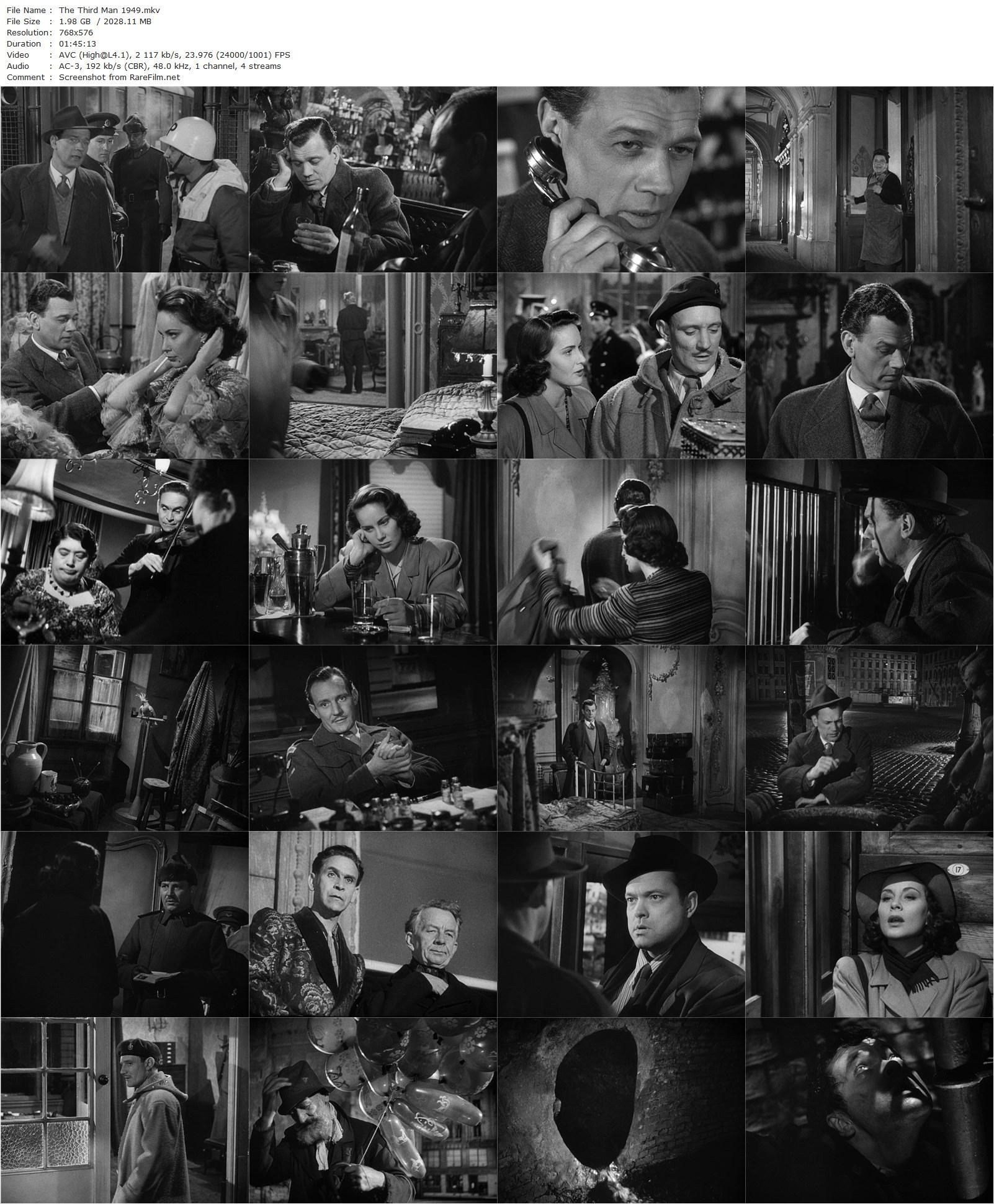 The Third Man (1949) Carol Reed, Orson Welles, Joseph Cotten, Alida Valli-poster