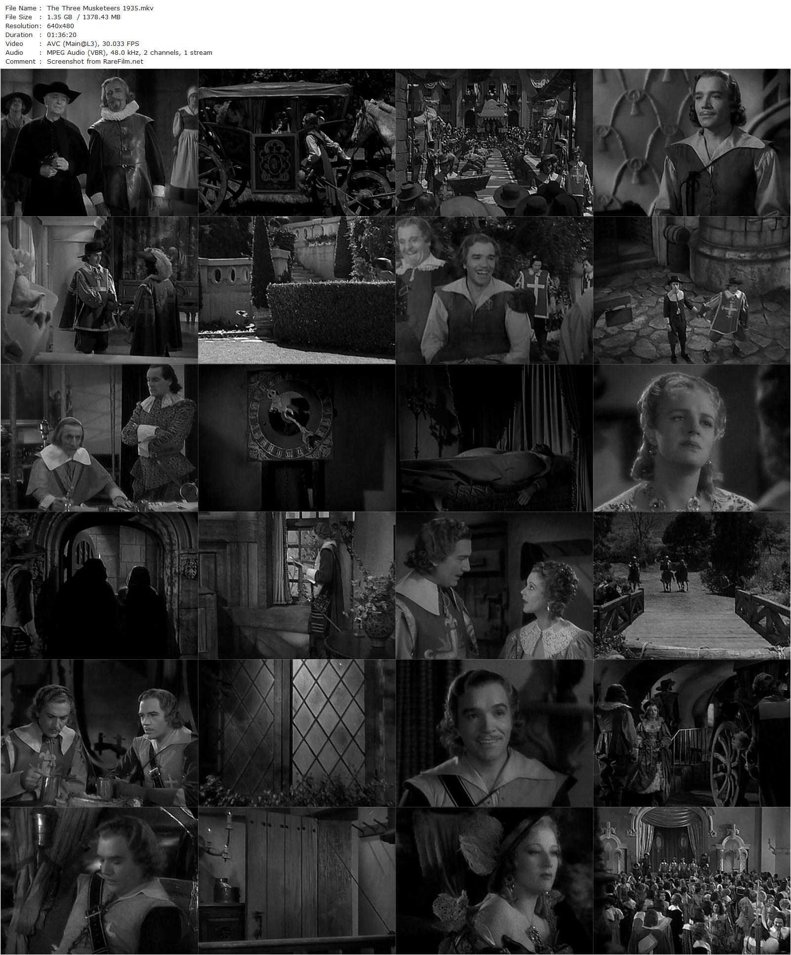 The Three Musketeers (1935) Rowland V. Lee, Walter Abel, Paul Lukas, Margot Grahame-poster