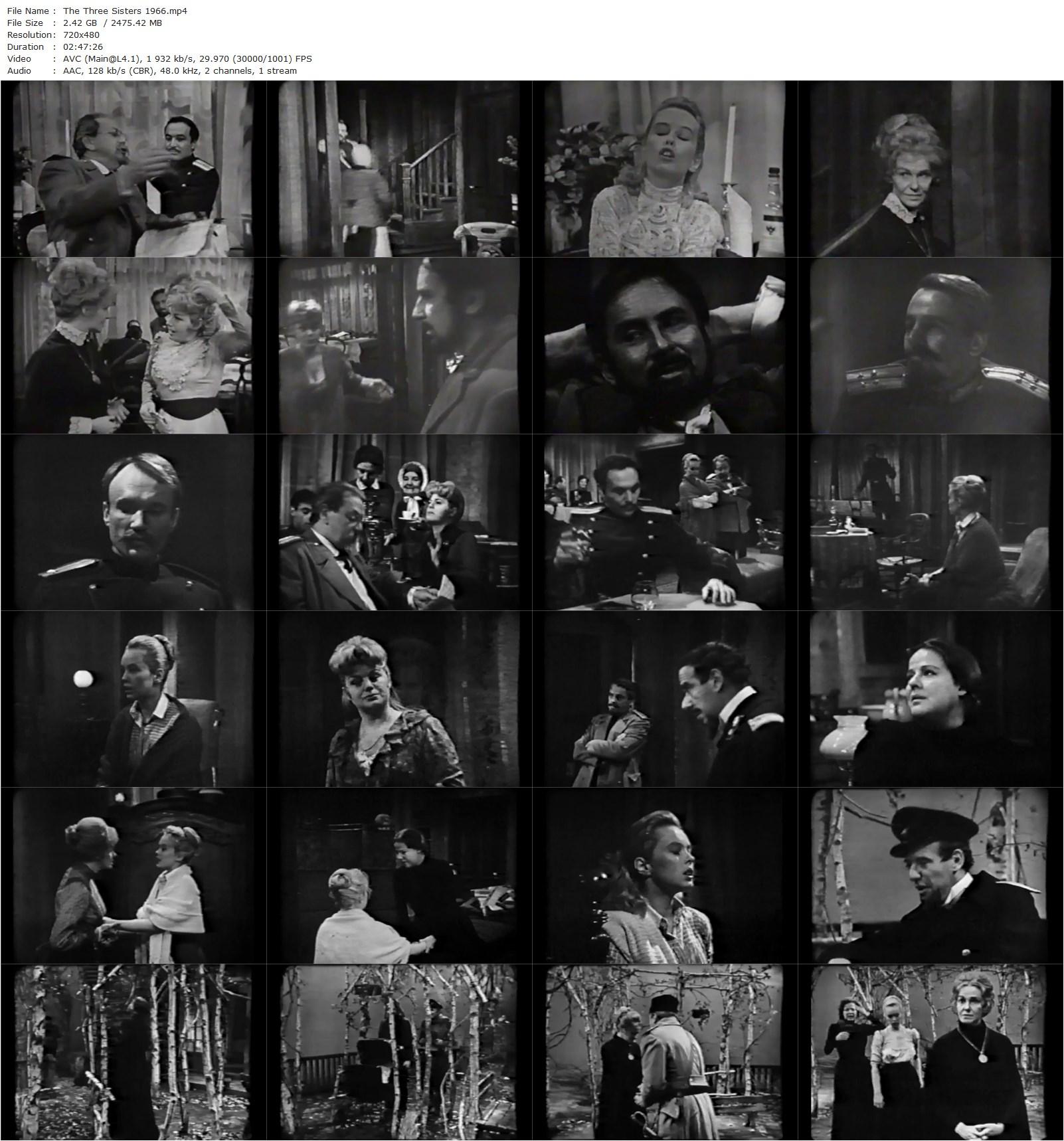 The Three Sisters (1966) Paul Bogart, Geraldine Page, Shelley Winters, Kim Stanley-poster