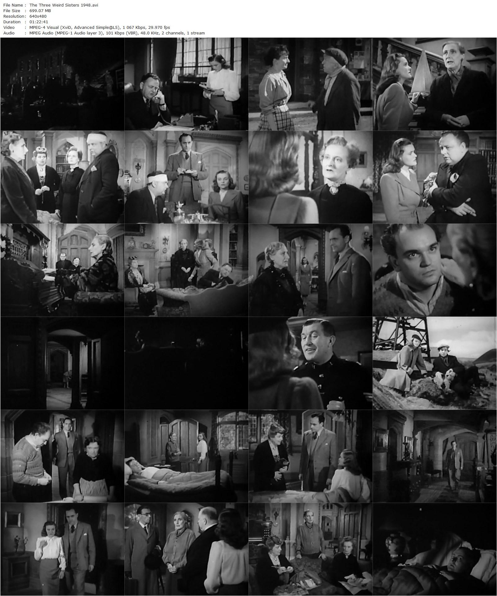 The Three Weird Sisters (1948) Daniel Birt, Nancy Price, Mary Clare, Mary Merrall-poster