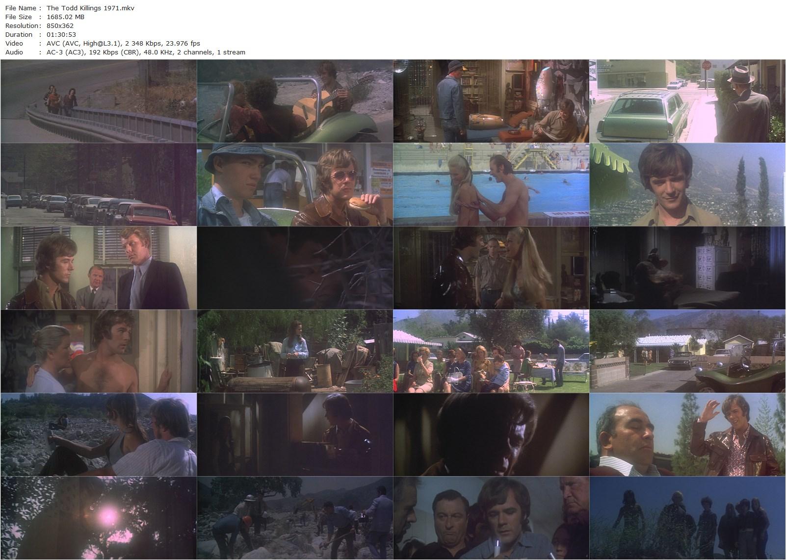 The Todd Killings (1971) Barry Shear, Robert F. Lyons, Richard Thomas, Belinda Montgomery-poster