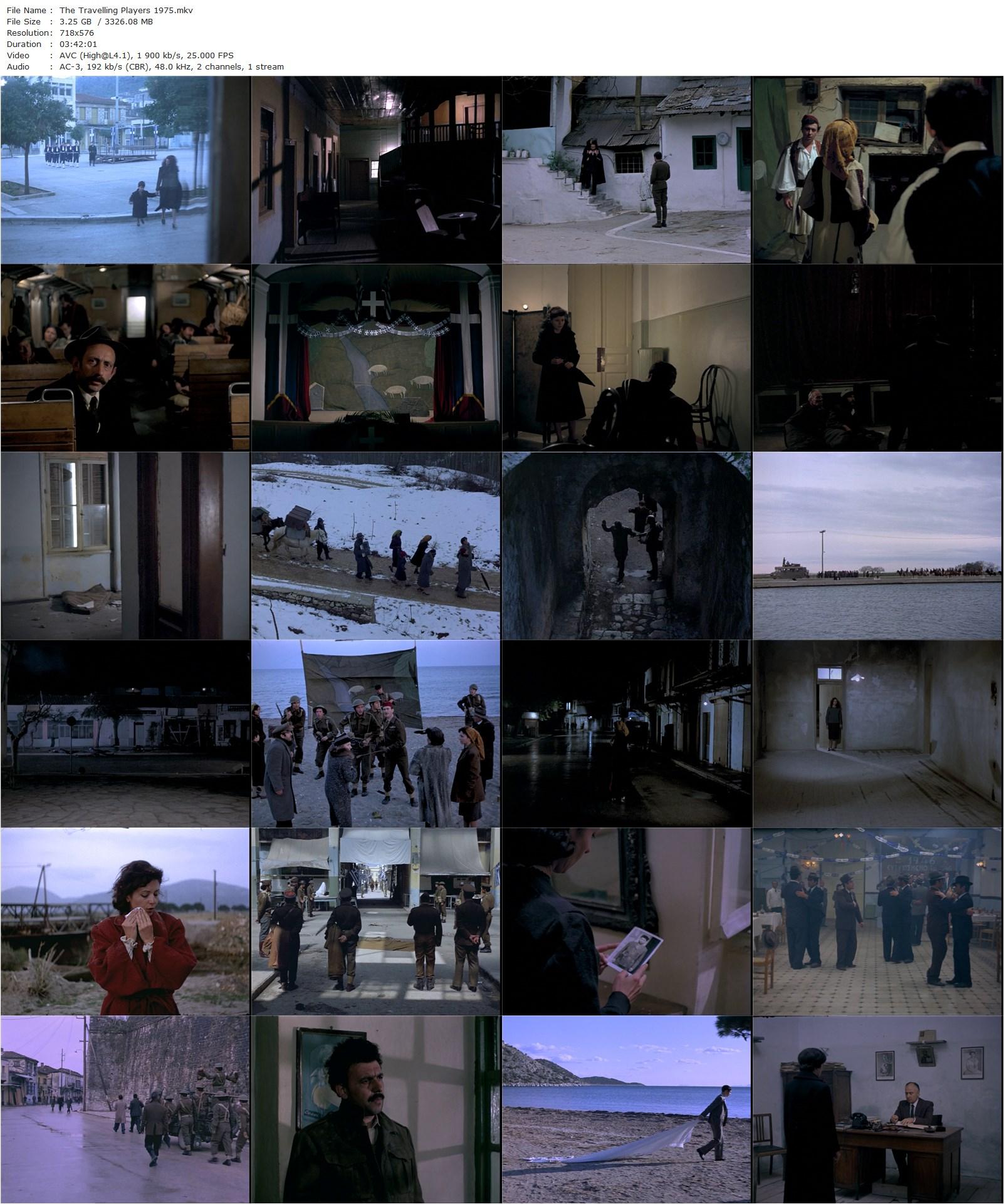 The Travelling Players AKA O thiasos (1975) Theodoros Angelopoulos, Eva Kotamanidou, Vangelis Kazan, Aliki Georgouli-poster