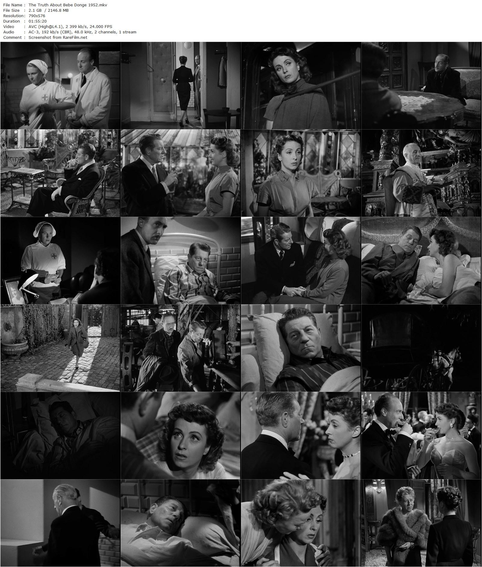 The Truth About Bebe Donge / La vérité sur Bébé Donge (1952) Henri Decoin, Danielle Darrieux, Jean Gabin, Jacques Castelot-poster