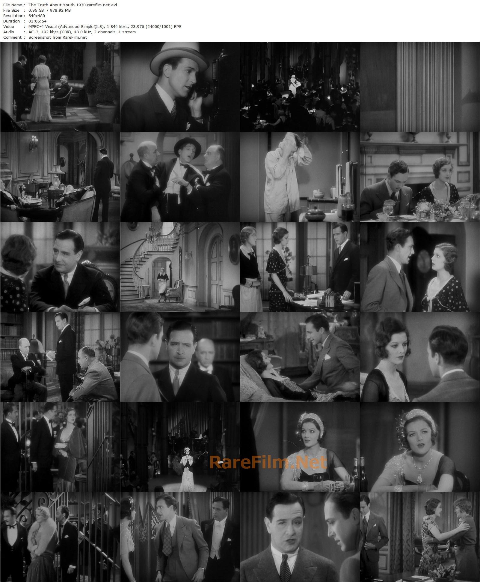 The Truth About Youth (1930) William A. Seiter, Loretta Young, Conway Tearle, David Manners-poster