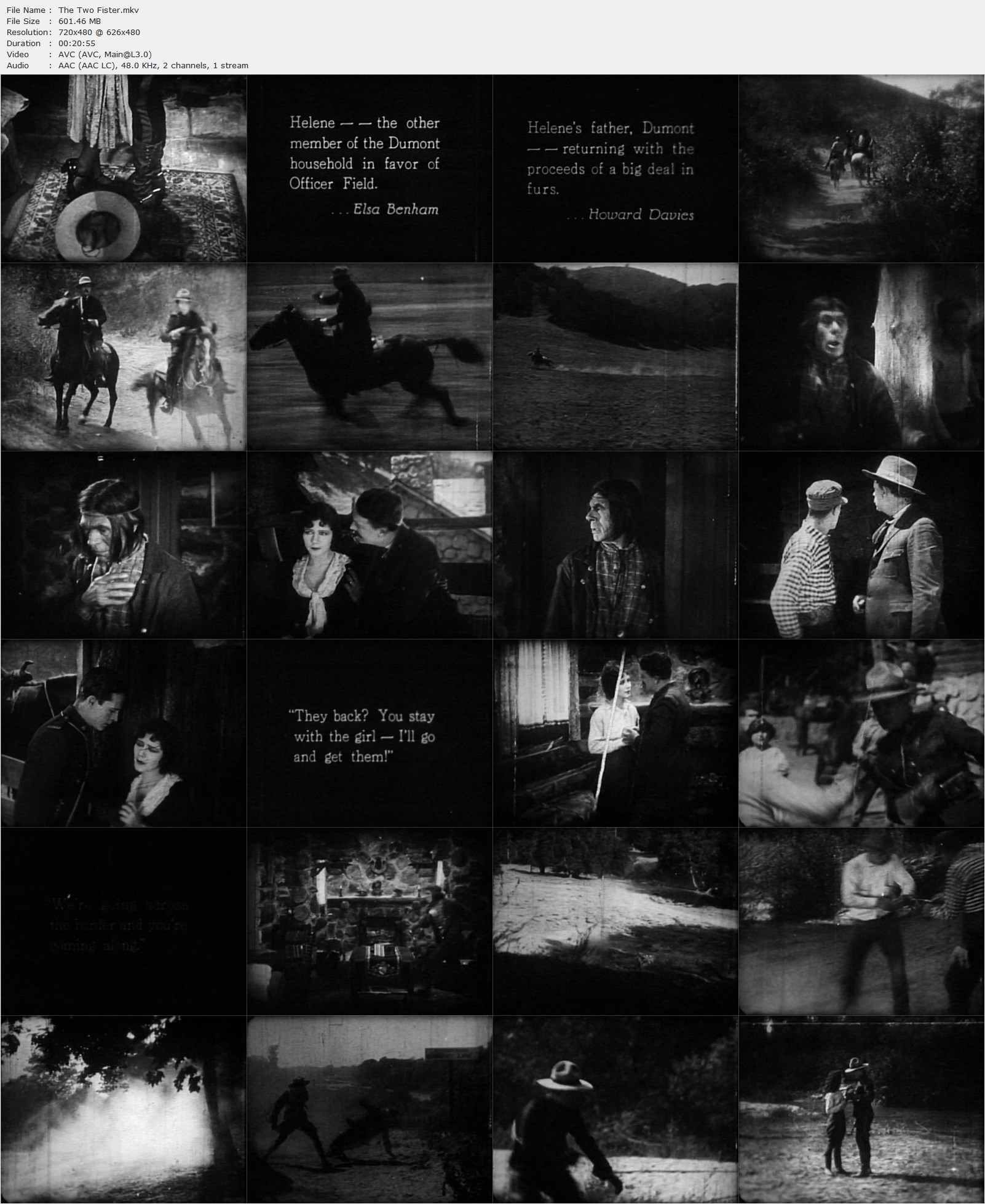 The Two Fister (1927) William Wyler, Edmund Cobb, Elsa Benham, Howard Davies, Short, Western-poster