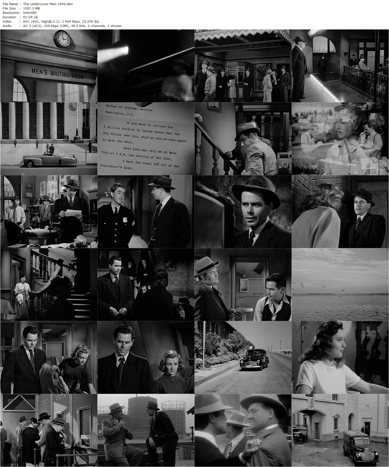 The Undercover Man (1949) Joseph H. Lewis, Glenn Ford, Nina Foch, James Whitmore-poster