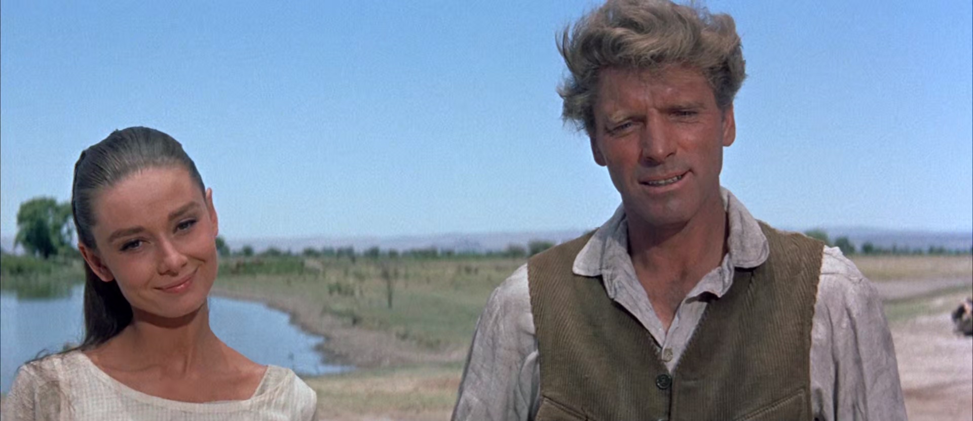 The Unforgiven (1960) John Huston, Burt Lancaster, Audrey Hepburn, Audie Murphy-poster