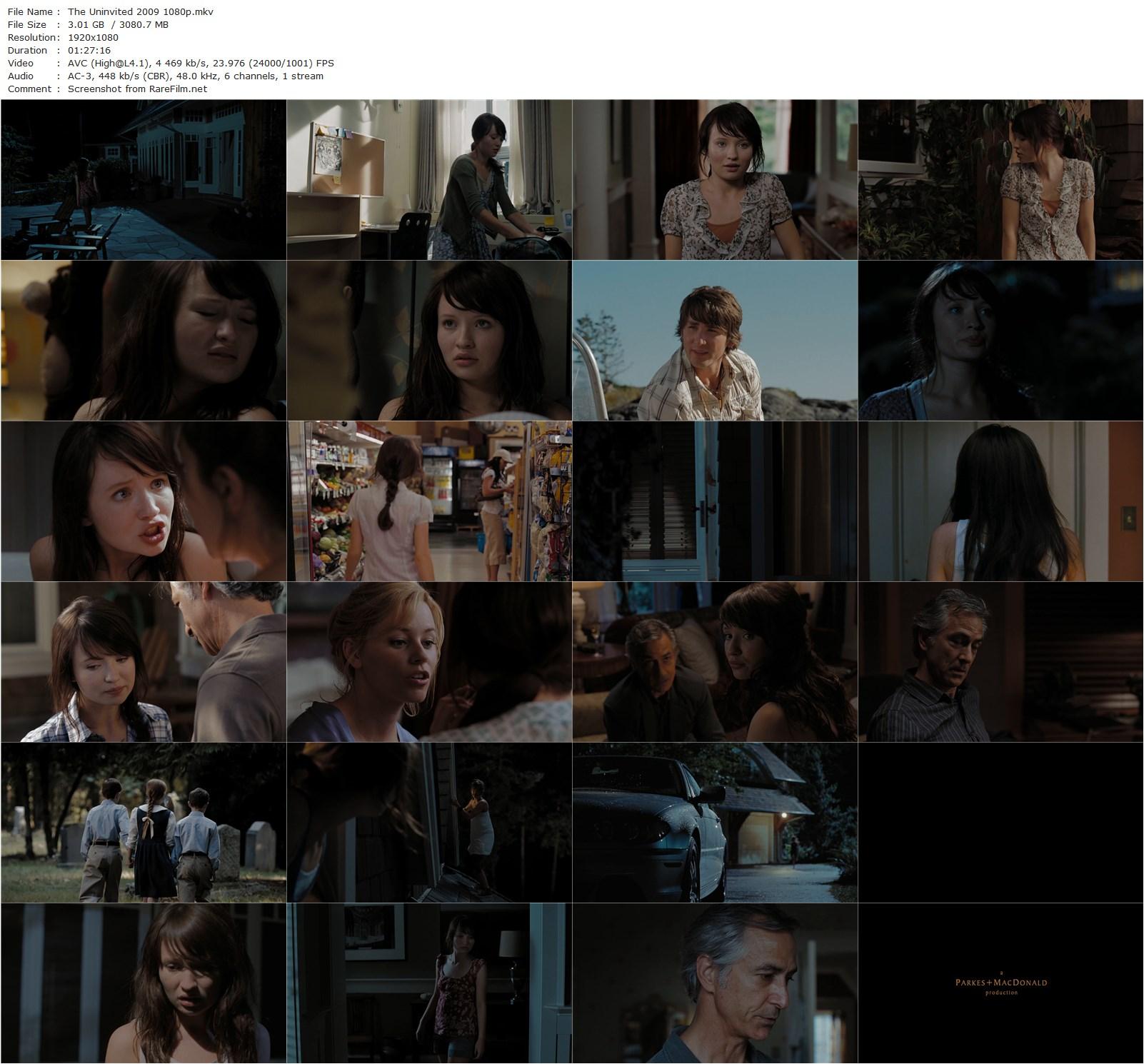 The Uninvited (2009) Charles Guard, Thomas Guard, Emily Browning, Arielle Kebbel, Elizabeth Banks-poster