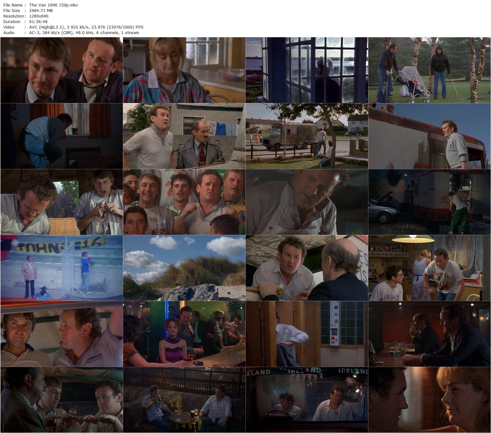 The Van (1996) Stephen Frears, Colm Meaney, Donal O’Kelly, Ger Ryan-poster