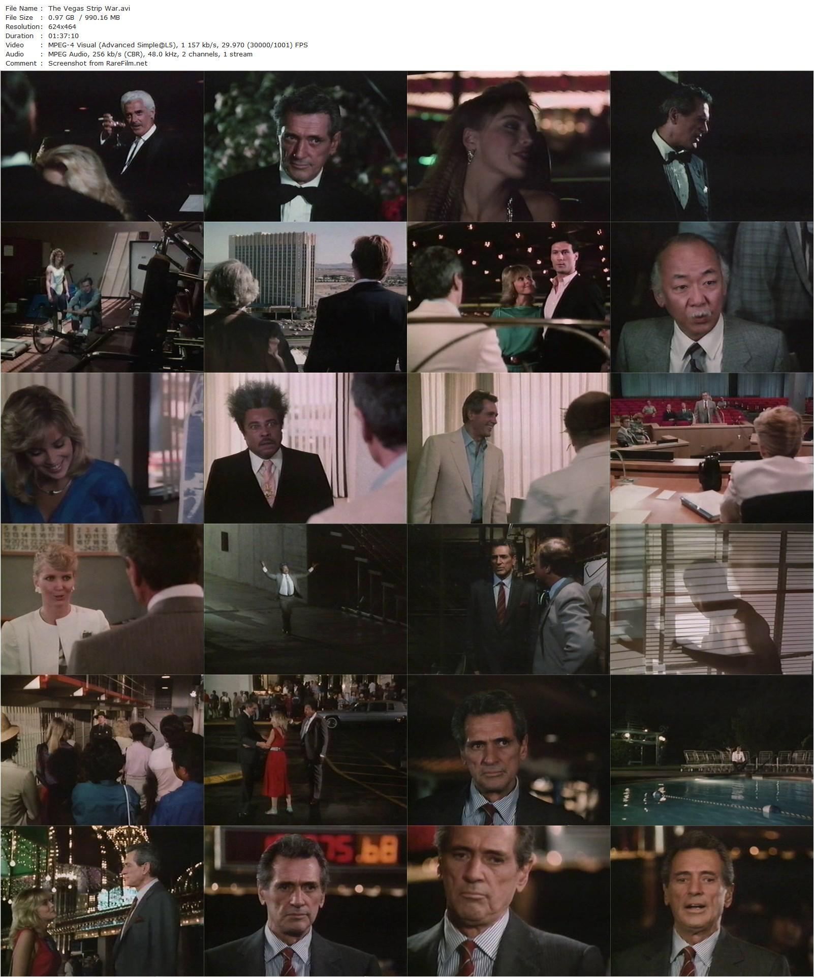 The Vegas Strip War (1984) George Englund, Rock Hudson, Sharon Stone, Madison Mason-poster