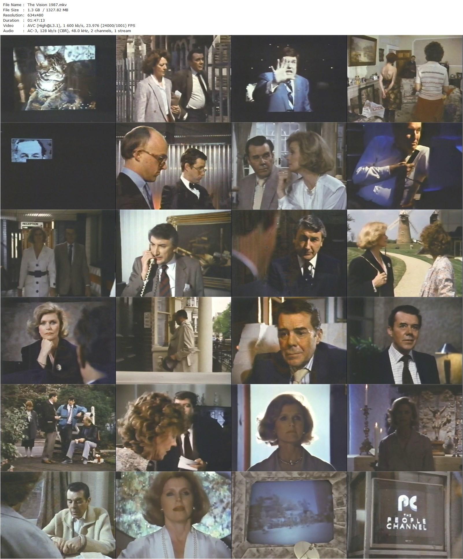 The Vision (1987) Norman Stone, Dirk Bogarde, Lee Remick, Eileen Atkins-poster