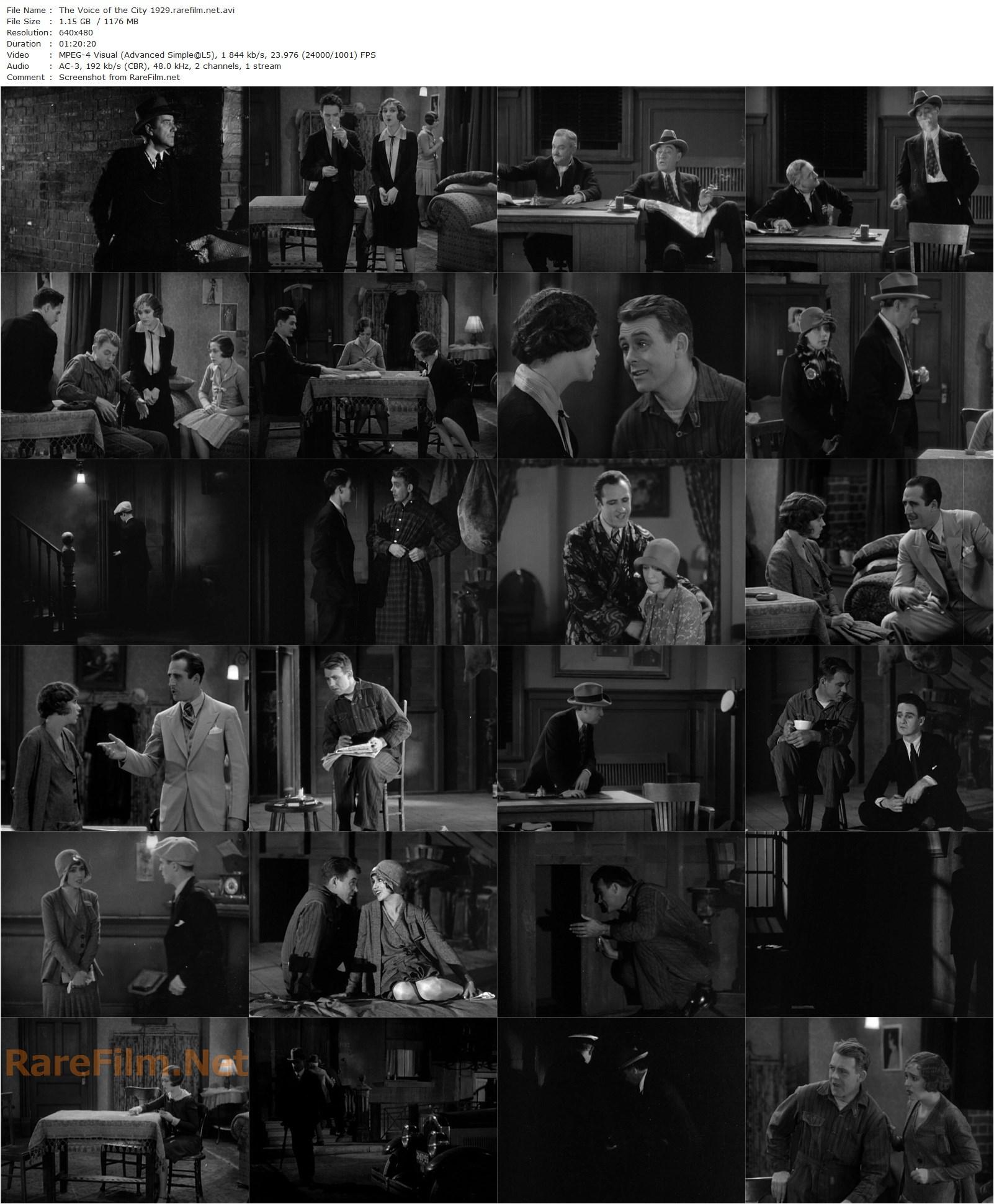 The Voice of the City (1929) Willard Mack-poster